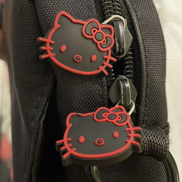 Hello Kitty Black  Laptop Case Messenger Bag Shoulder Strap 2011 - Picture 9 of 11